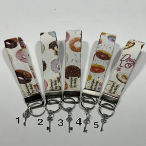 Key Chain Wristlet Satin Material
