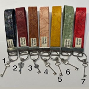 Key Chain Wristlets Made of Satin Material