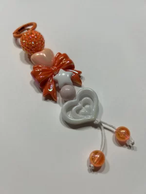 5 1/2” Orange bag dangle